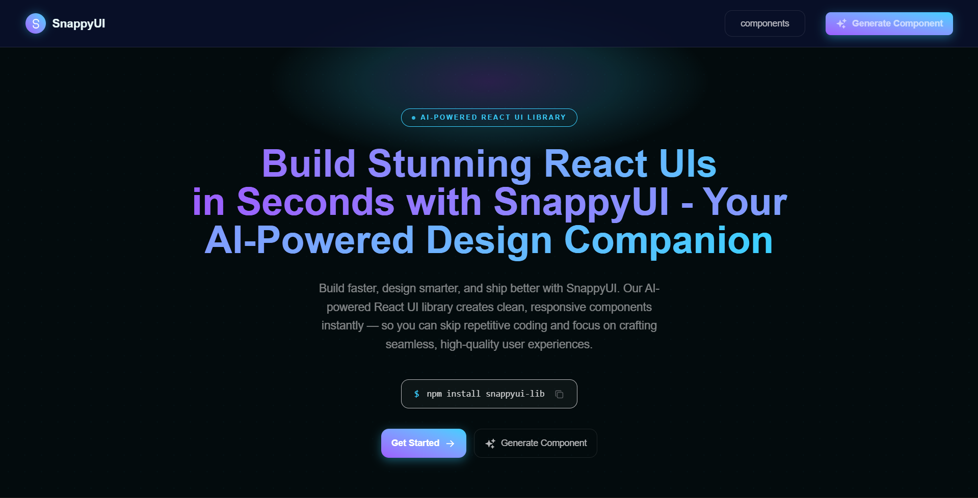 Snappy UI
