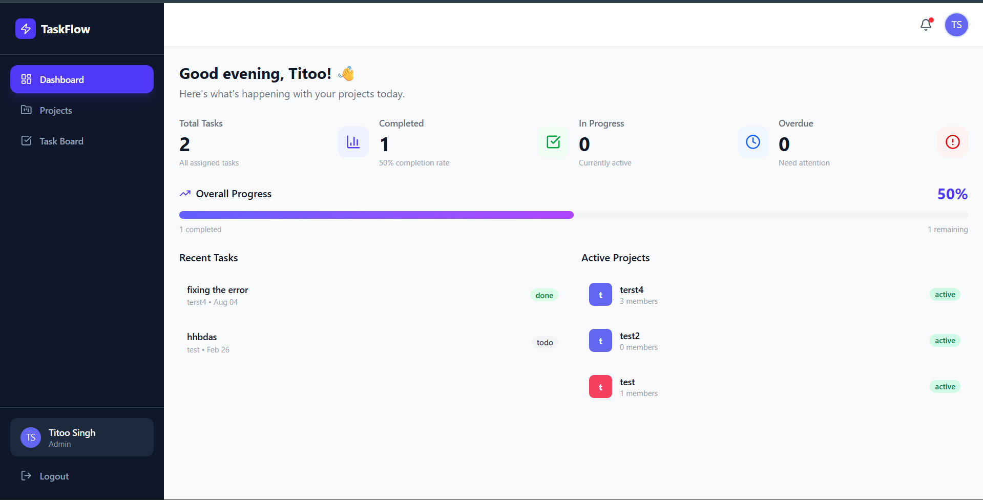 TaskFlow Project